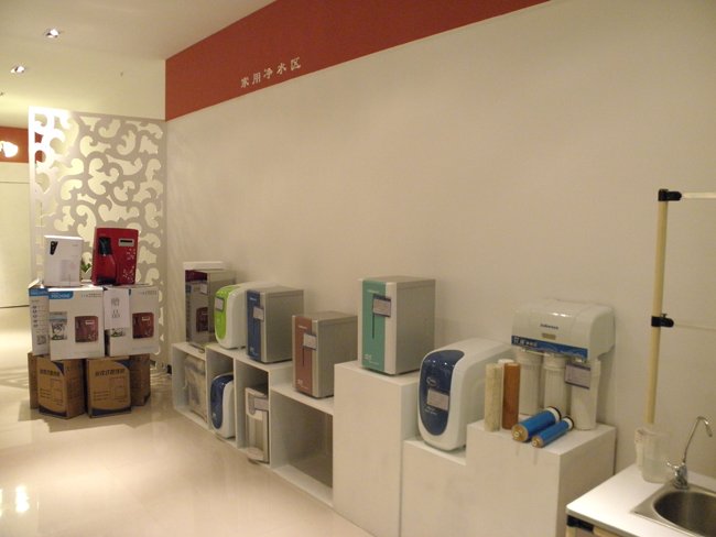 英尼克加盟店店內(nèi)展示